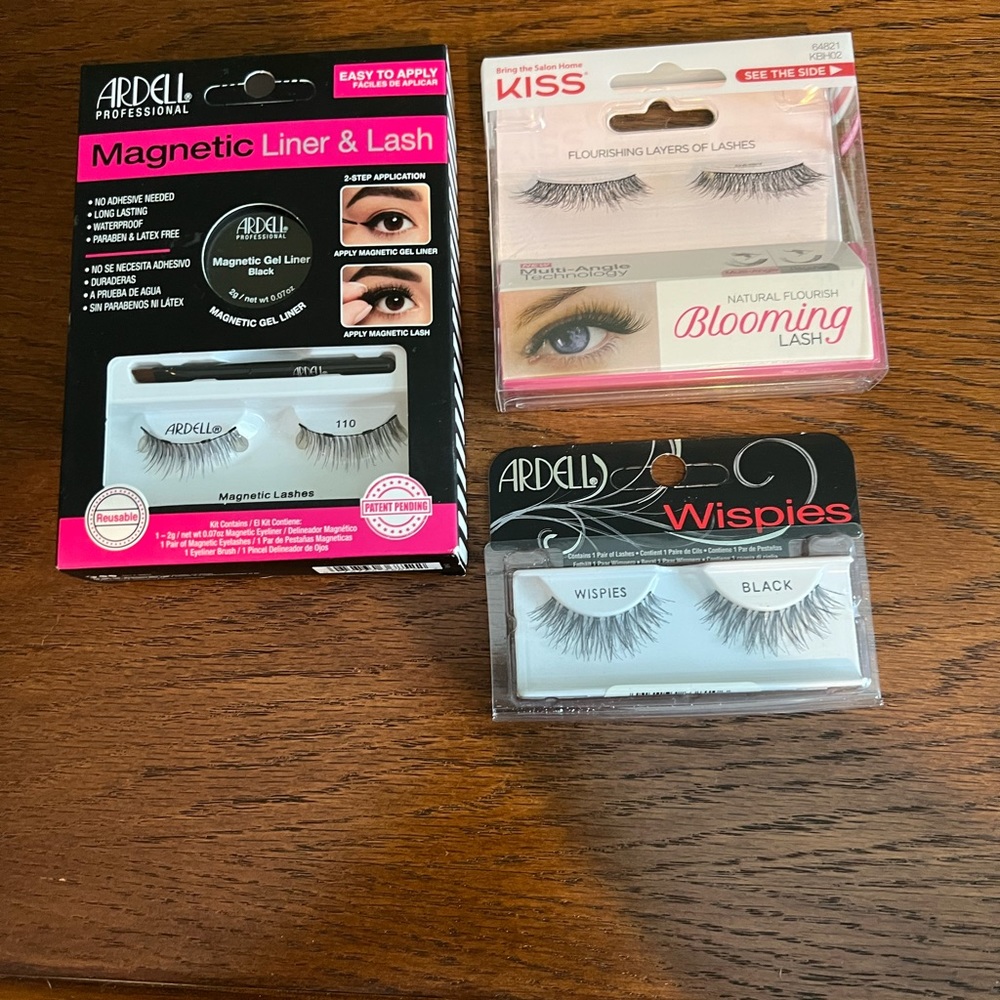 Ardell & Kiss fake lash sets